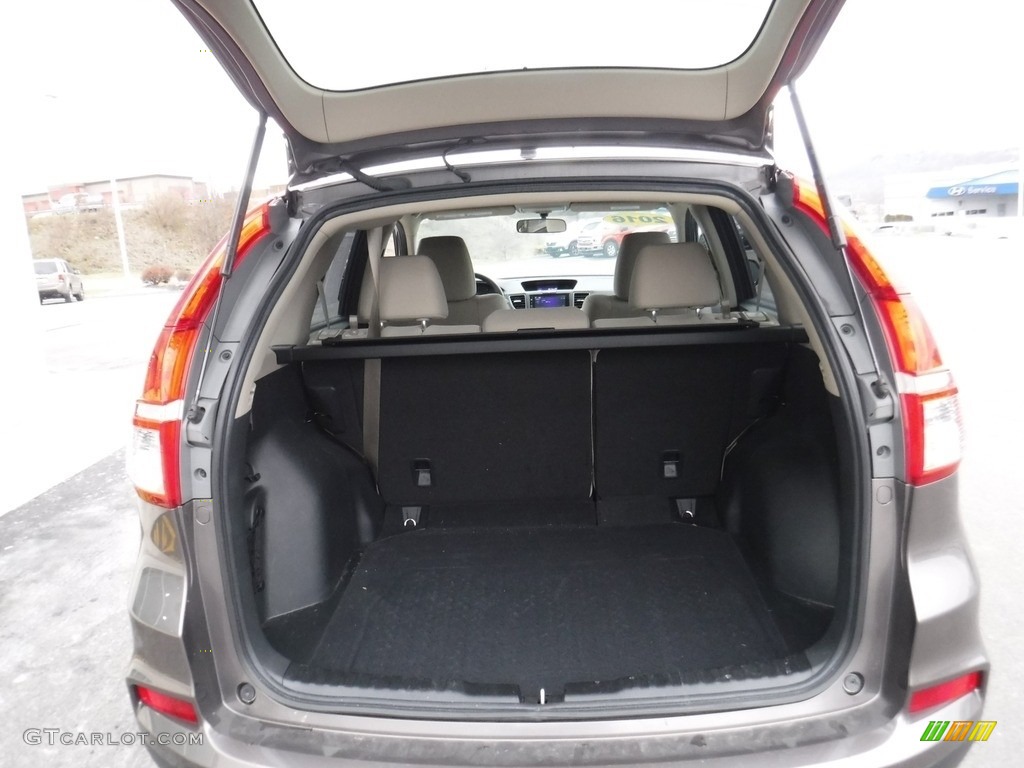 2016 CR-V EX AWD - Urban Titanium Metallic / Beige photo #25