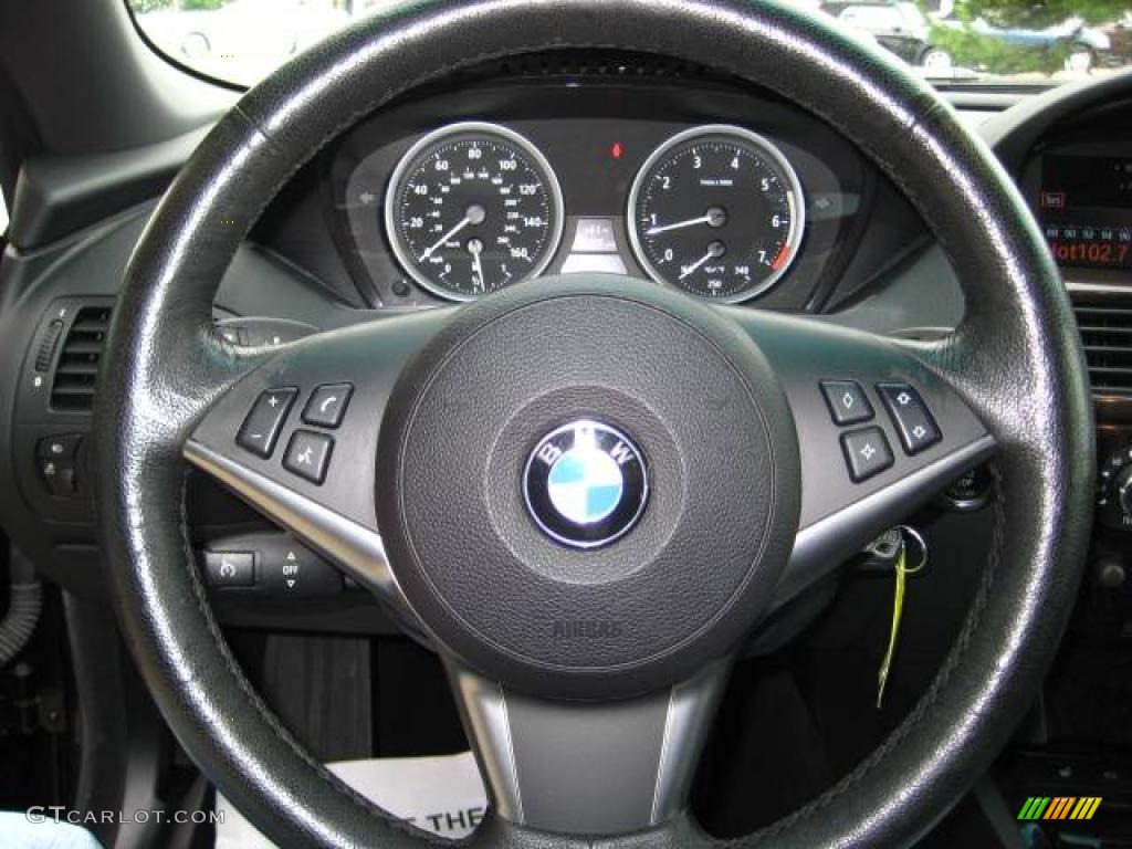 2006 6 Series 650i Convertible - Black Sapphire Metallic / Black photo #21