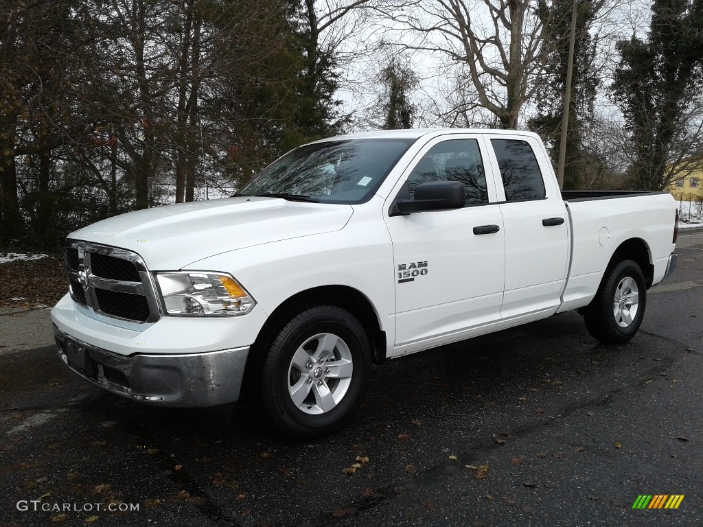 2019 1500 Classic Tradesman Quad Cab - Bright White / Black/Diesel Gray photo #2