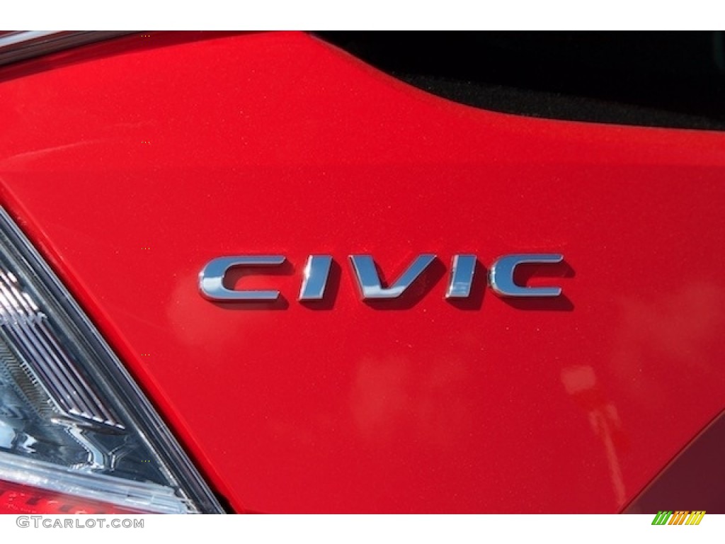 2019 Civic Sport Hatchback - Rallye Red / Black photo #3