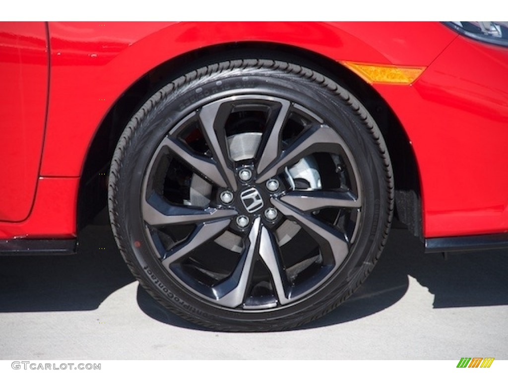 2019 Civic Sport Hatchback - Rallye Red / Black photo #5