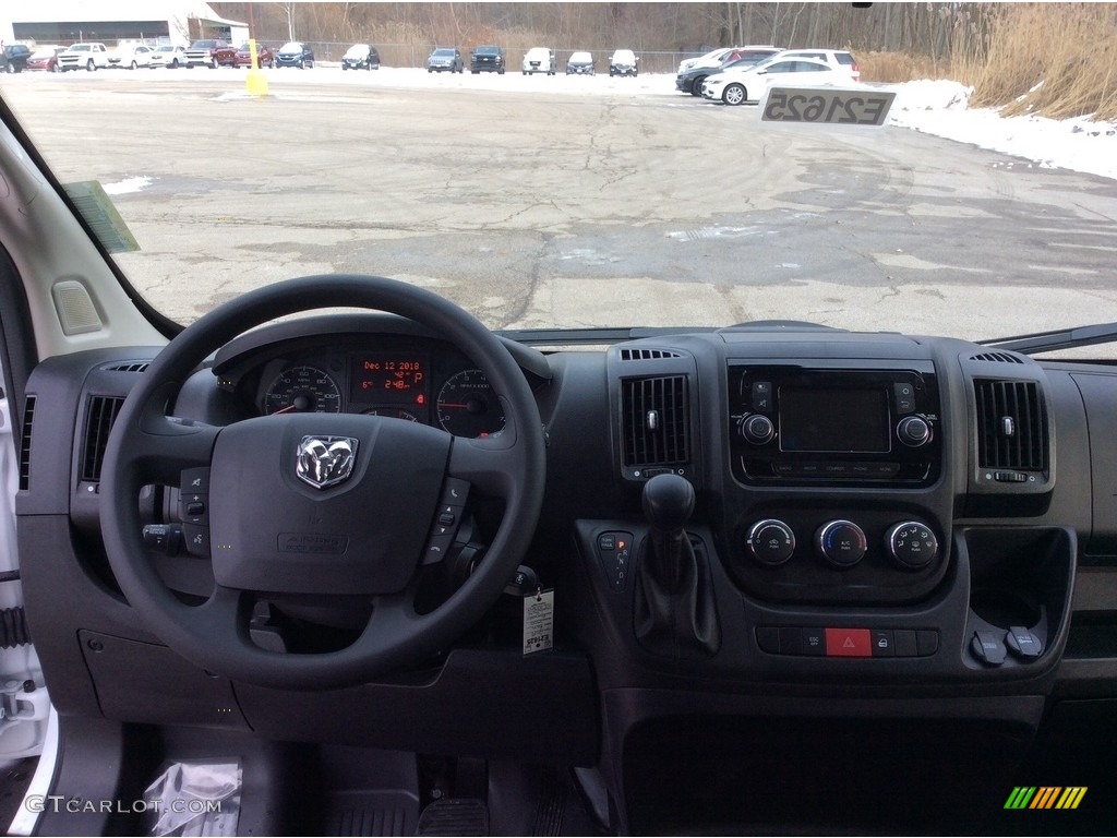 2019 ProMaster 2500 High Roof Cargo Van - Bright White / Black photo #13