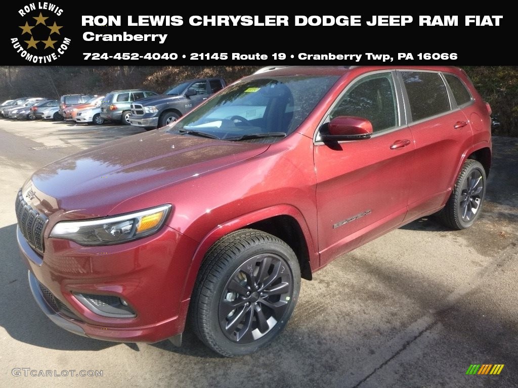 2019 Cherokee Limited 4x4 - Velvet Red Pearl / Black photo #1