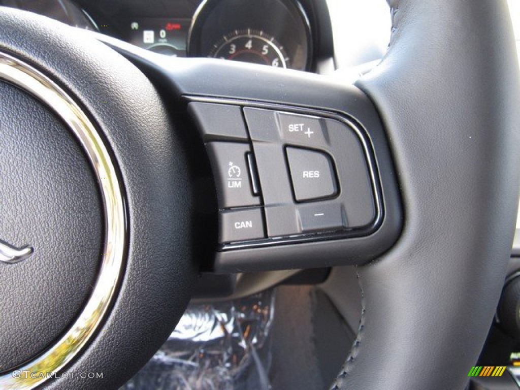 2019 Jaguar F-Type Coupe Ebony Steering Wheel Photo #130924531