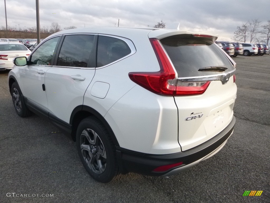 2018 CR-V EX AWD - White Diamond Pearl / Black photo #3