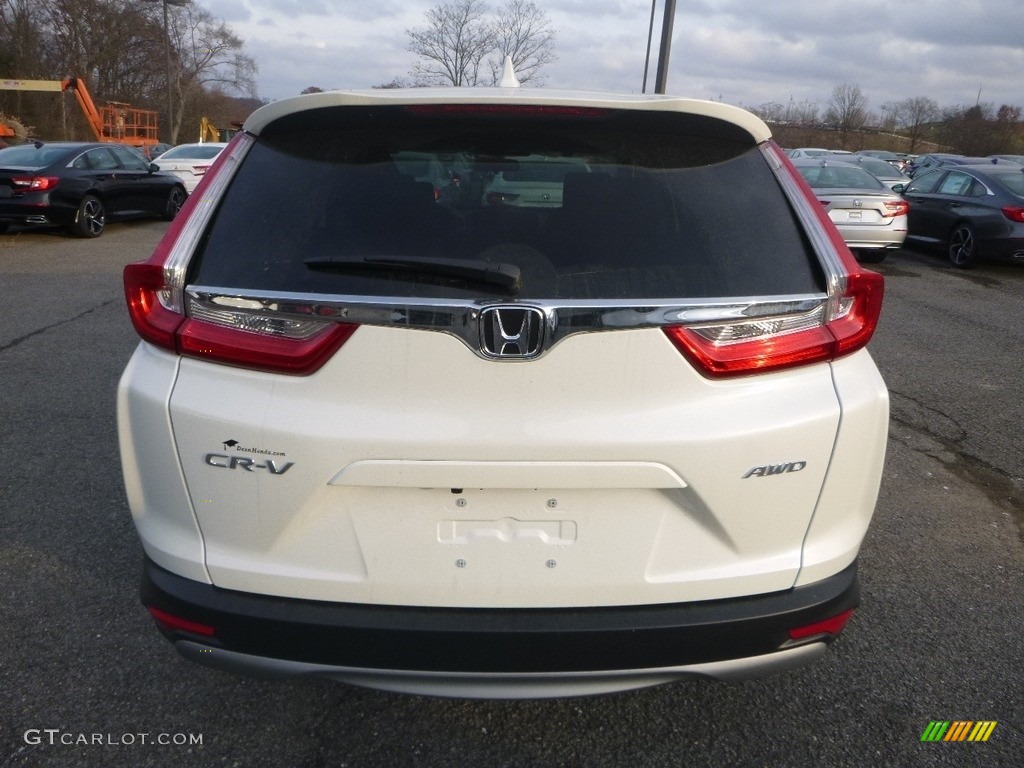 2018 CR-V EX AWD - White Diamond Pearl / Black photo #4