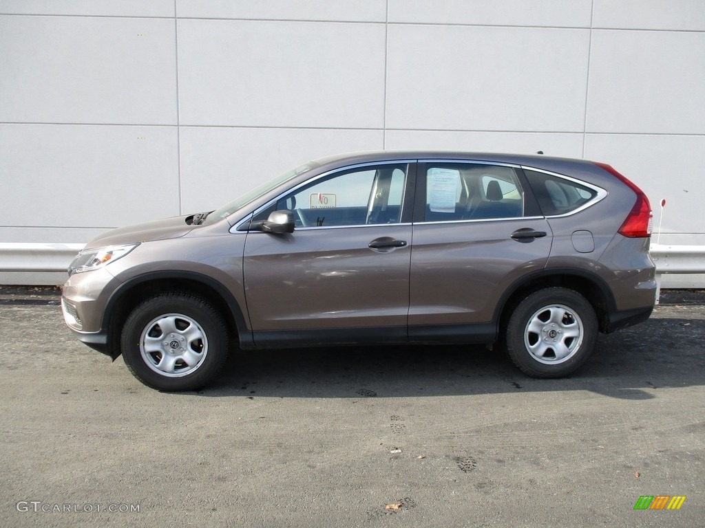2015 CR-V LX AWD - Urban Titanium Metallic / Black photo #2