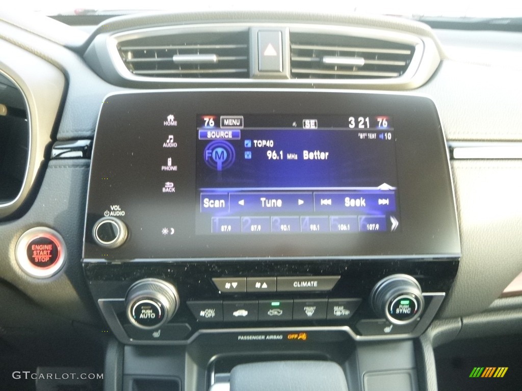 2018 CR-V EX AWD - White Diamond Pearl / Black photo #14