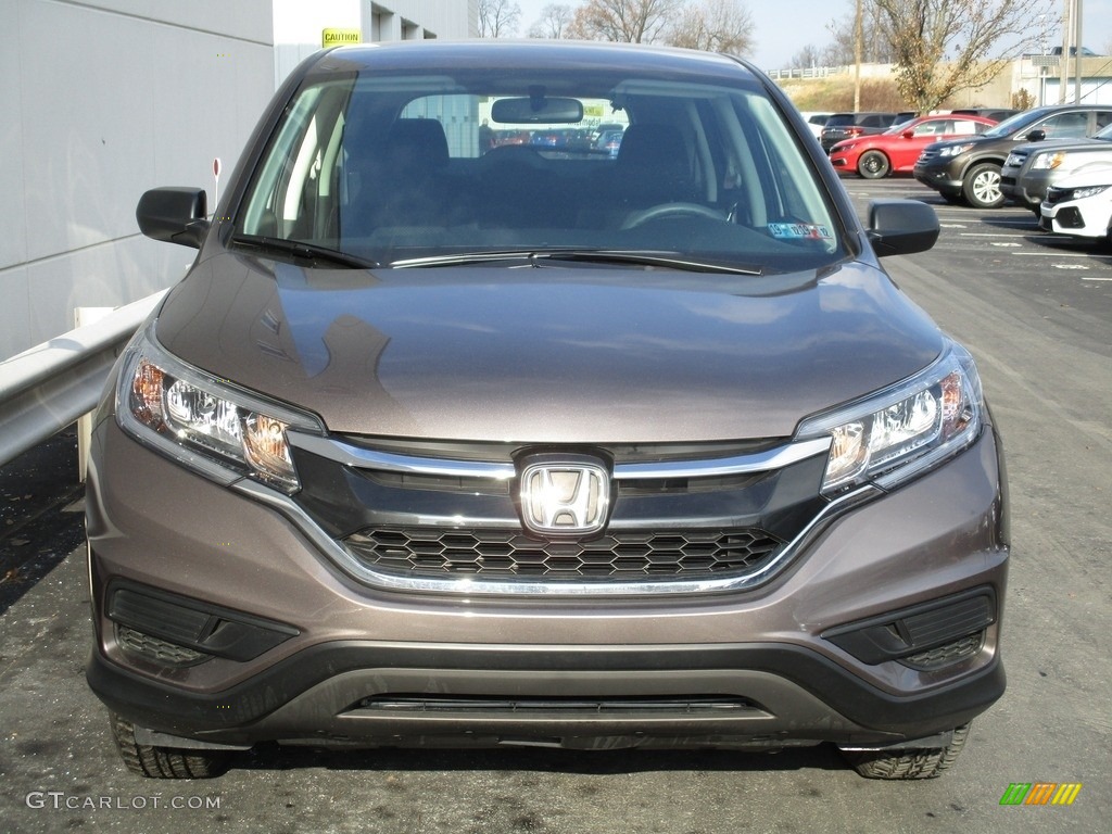 2015 CR-V LX AWD - Urban Titanium Metallic / Black photo #7