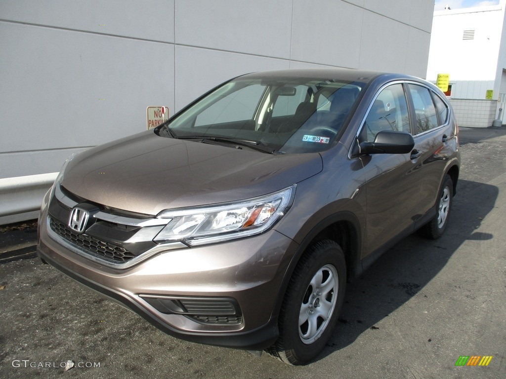 2015 CR-V LX AWD - Urban Titanium Metallic / Black photo #8