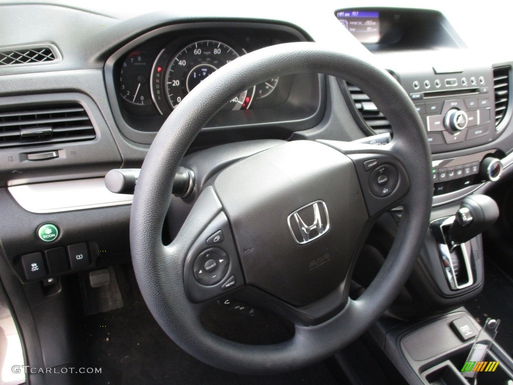 2015 CR-V LX AWD - Urban Titanium Metallic / Black photo #12