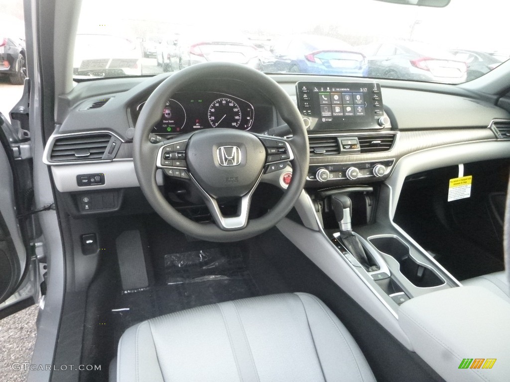 2019 Honda Accord EX Sedan Gray Dashboard Photo #130925725