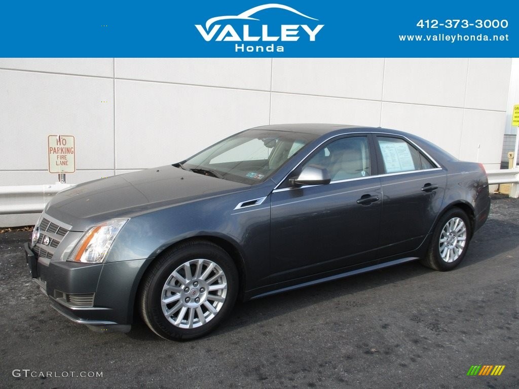 2011 CTS 4 3.0 AWD Sedan - Evolution Green Metallic / Cashmere/Cocoa photo #1