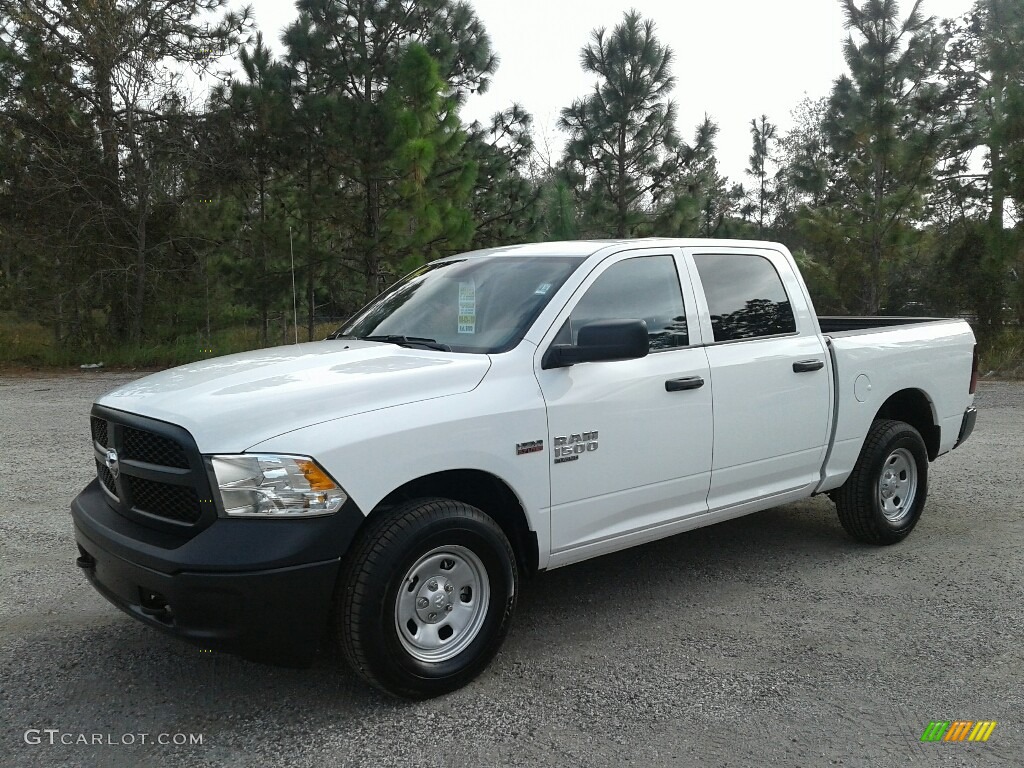 2019 1500 Classic Tradesman Crew Cab 4x4 - Bright White / Black/Diesel Gray photo #1