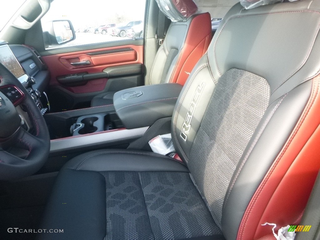 2019 1500 Rebel Crew Cab 4x4 - Granite Crystal Metallic / Black/Red photo #15