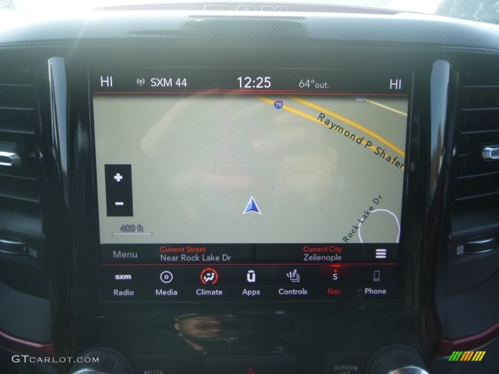 2019 1500 Rebel Crew Cab 4x4 - Granite Crystal Metallic / Black/Red photo #17