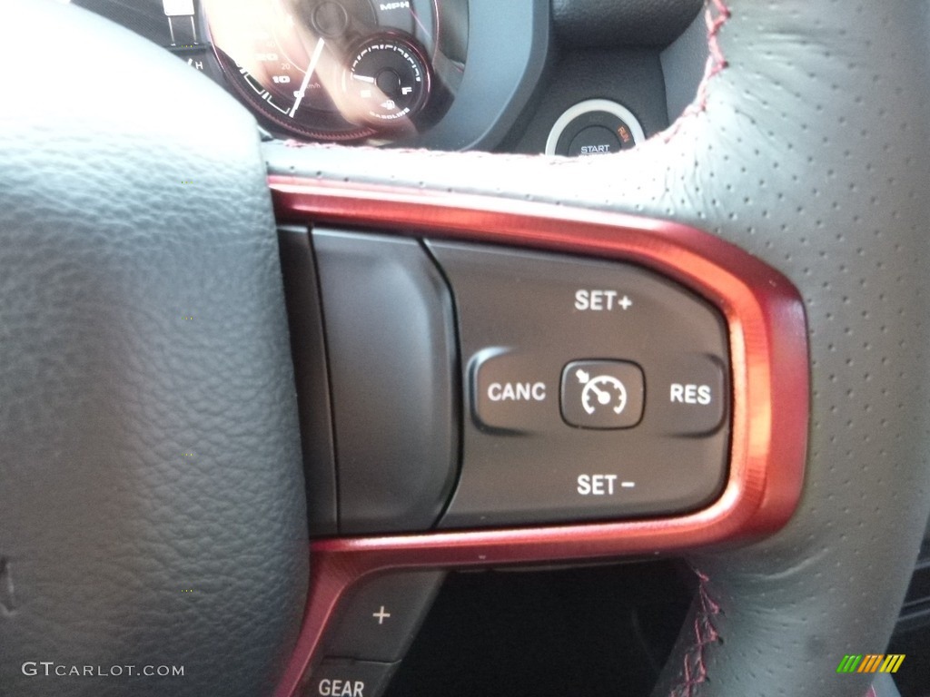 2019 1500 Rebel Crew Cab 4x4 - Granite Crystal Metallic / Black/Red photo #19