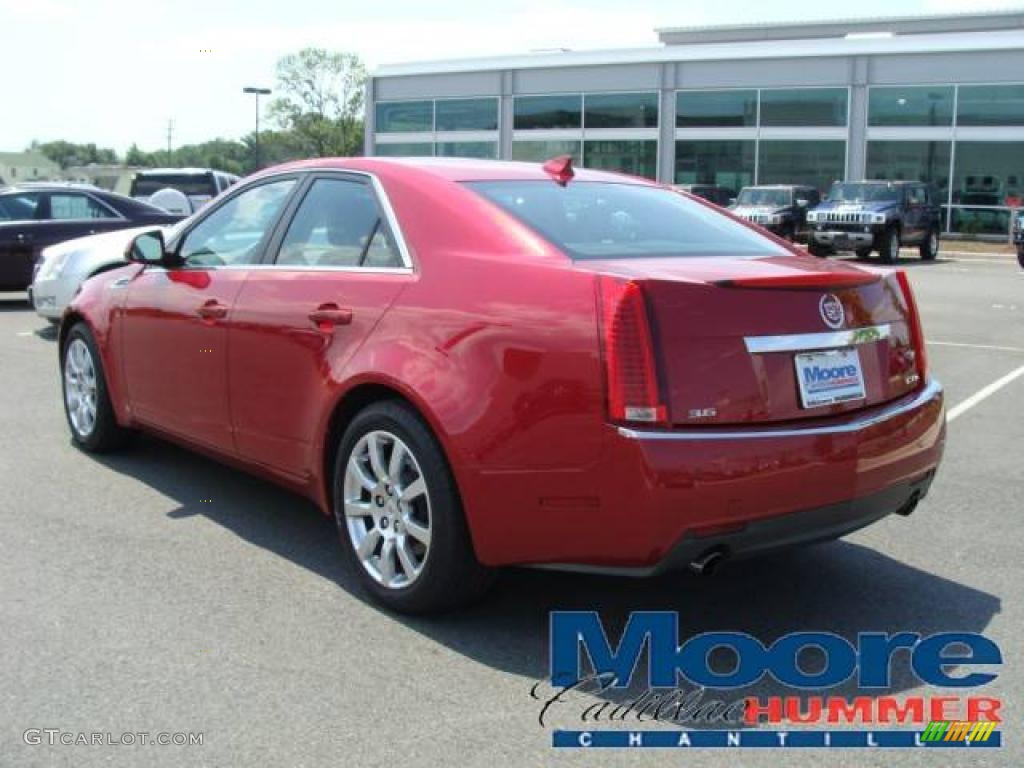 2009 CTS Sedan - Crystal Red / Ebony photo #14