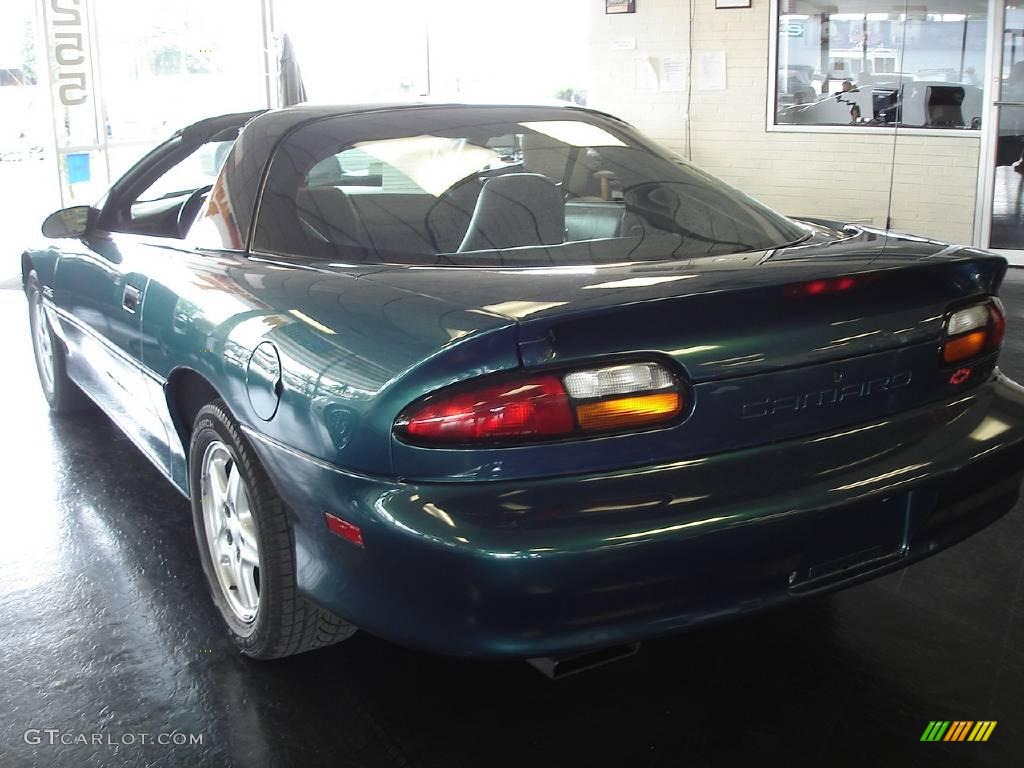 1997 Camaro Z28 Coupe - Polo Green Metallic / Medium Grey photo #2