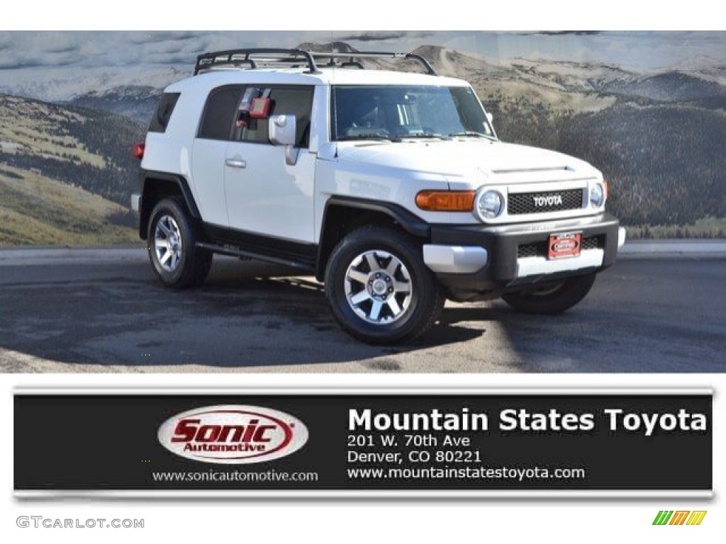 2014 FJ Cruiser 4WD - Iceberg White / Dark Charcoal photo #1