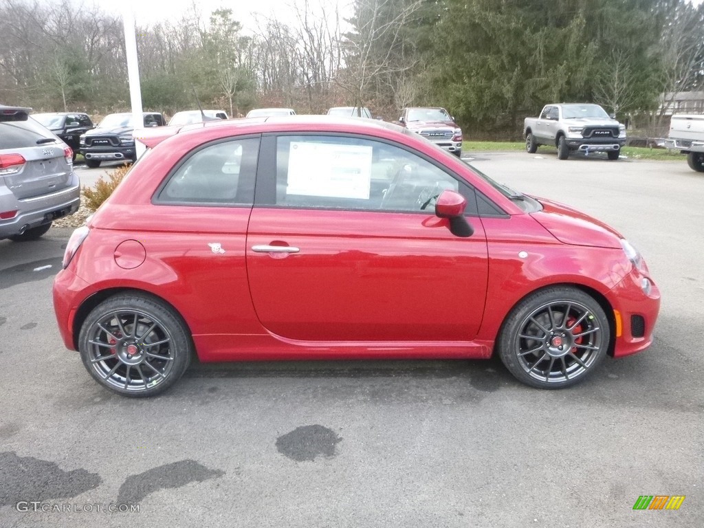 Brillante Red 2018 Fiat 500 Abarth Exterior Photo #130943031