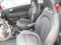 Nero (Black) 2018 Fiat 500 Abarth Interior Color