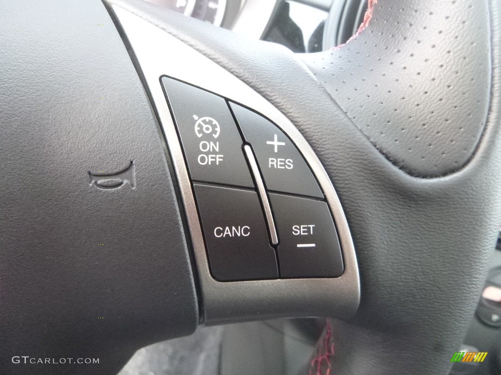 2018 Fiat 500 Abarth Nero (Black) Steering Wheel Photo #130943305