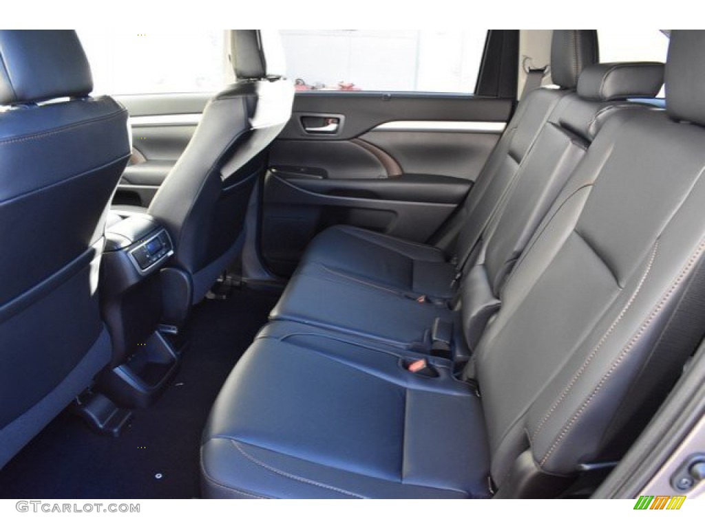 Black Interior 2019 Toyota Highlander Hybrid XLE AWD Photo #130943776