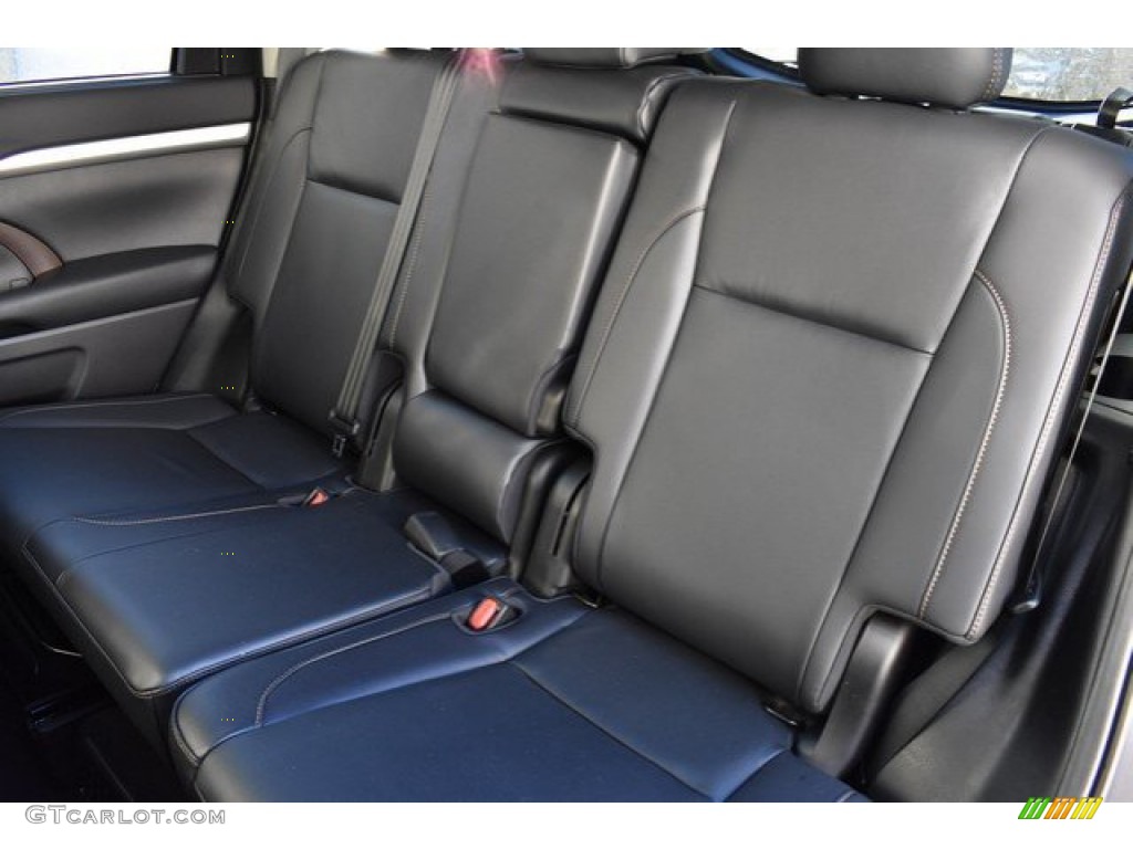 Black Interior 2019 Toyota Highlander Hybrid XLE AWD Photo #130943788