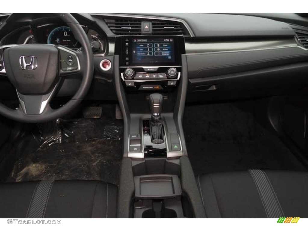 2019 Honda Civic EX Hatchback Black Dashboard Photo #130946287