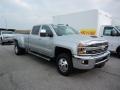 Silver Ice Metallic - Silverado 3500HD LTZ Crew Cab 4x4 Photo No. 3
