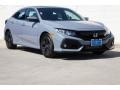 Sonic Gray Pearl 2019 Honda Civic EX Hatchback Exterior