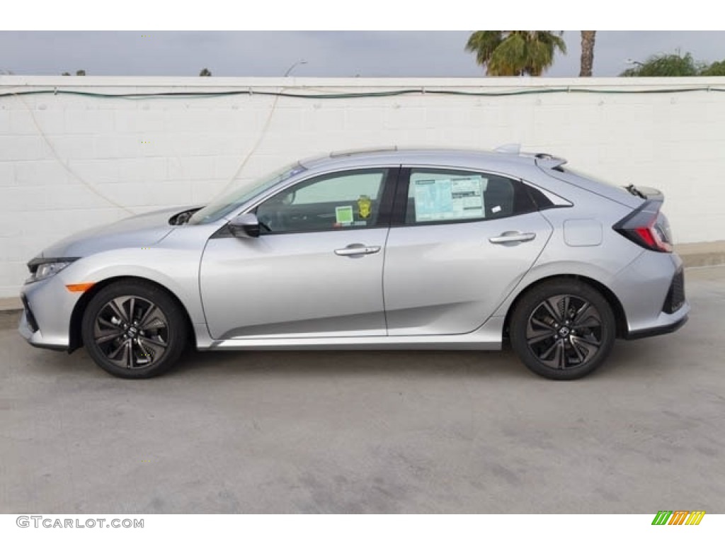 Lunar Silver Metallic 2019 Honda Civic EX Hatchback Exterior Photo #130948588