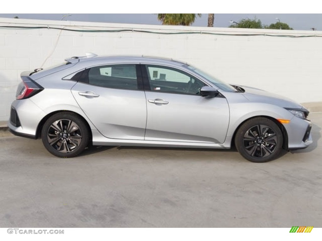 Lunar Silver Metallic 2019 Honda Civic EX Hatchback Exterior Photo #130948648