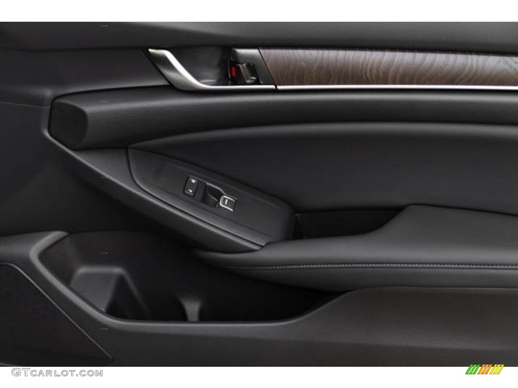 2019 Honda Accord EX Hybrid Sedan Black Door Panel Photo #130950034