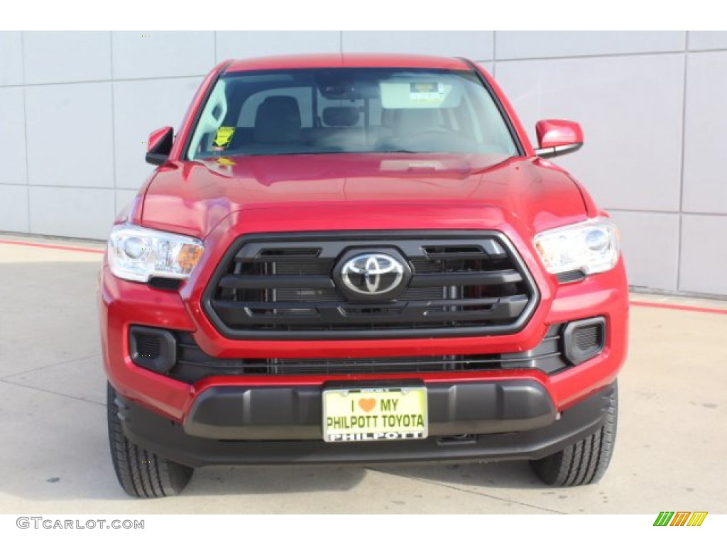 2019 Tacoma SR Double Cab - Barcelona Red Metallic / Cement Gray photo #3