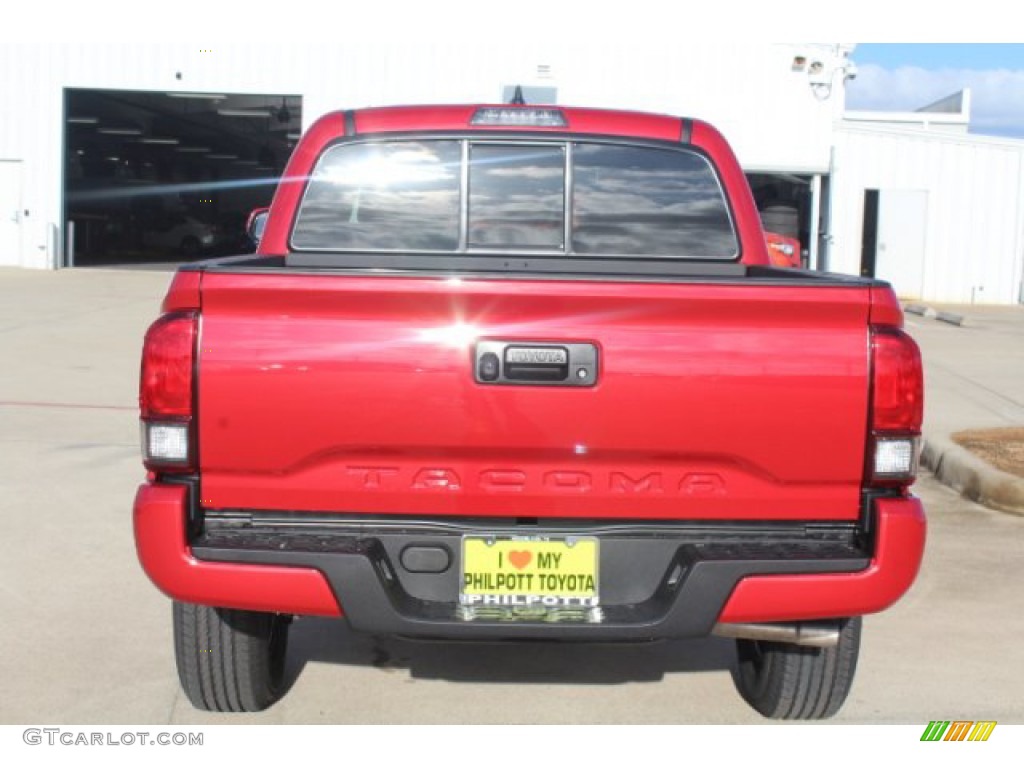 2019 Tacoma SR Double Cab - Barcelona Red Metallic / Cement Gray photo #7