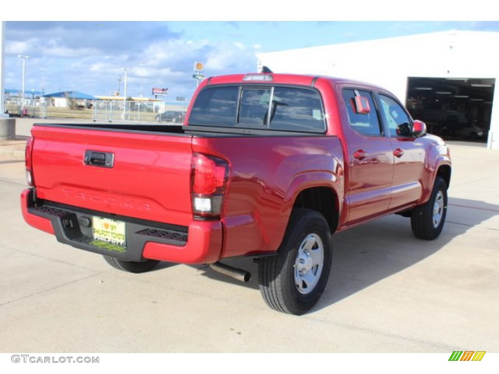 2019 Tacoma SR Double Cab - Barcelona Red Metallic / Cement Gray photo #8
