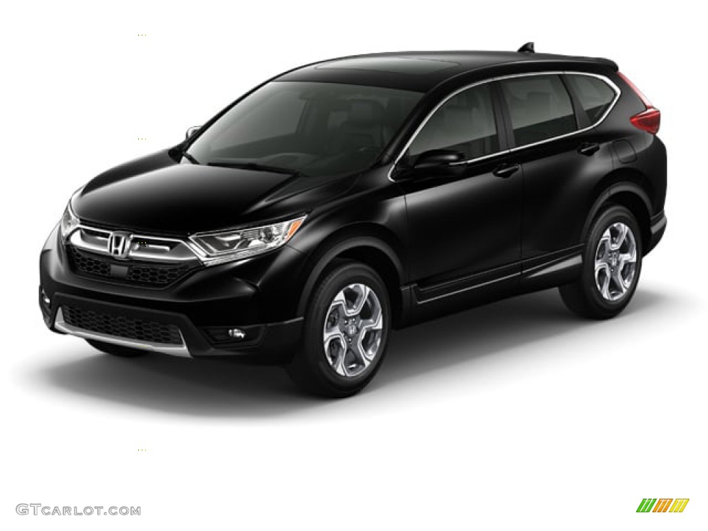 2018 CR-V EX-L - Crystal Black Pearl / Black photo #29