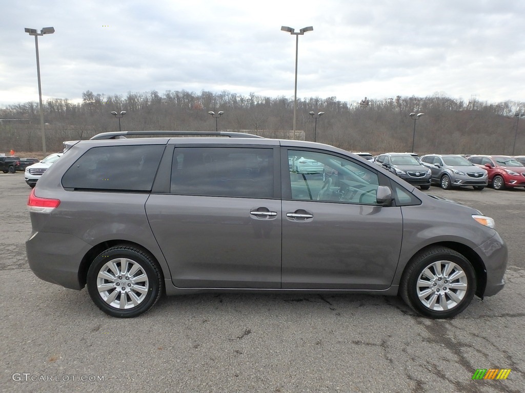2011 Sienna XLE AWD - Predawn Gray Mica / Light Gray photo #5