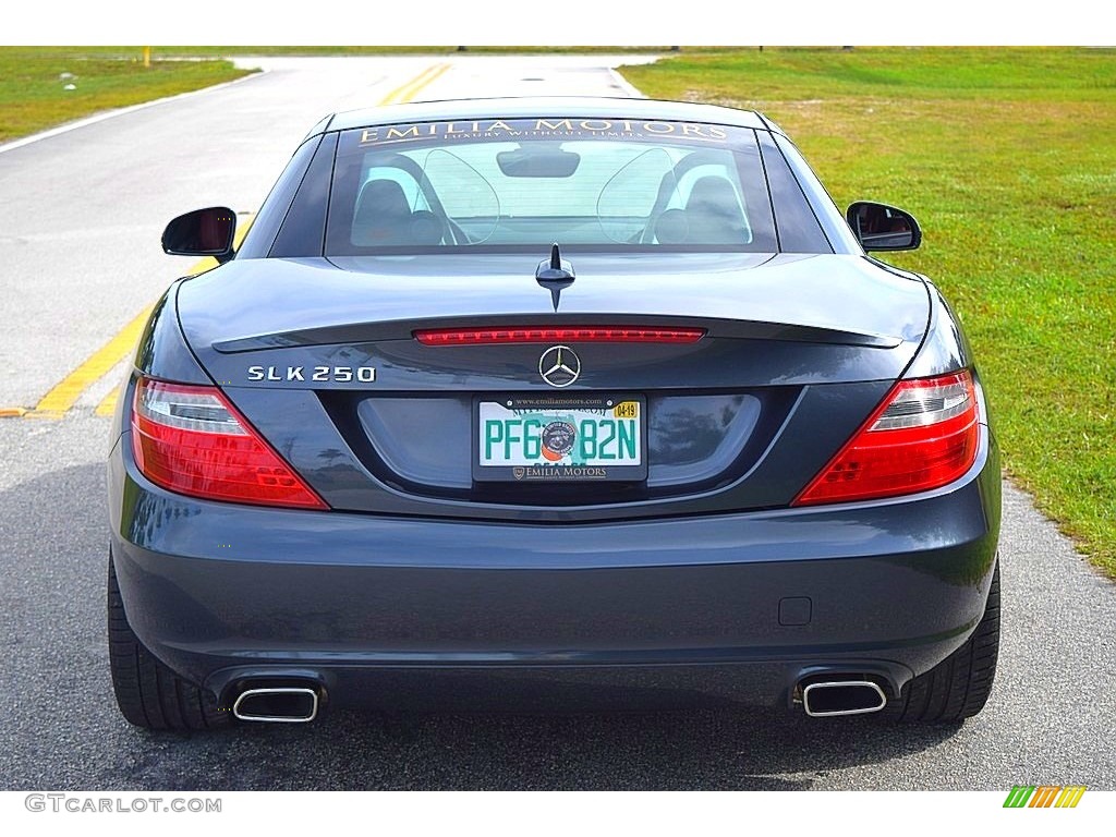 2014 SLK 250 Roadster - Steel Grey Metallic / Bengal Red/Black photo #5