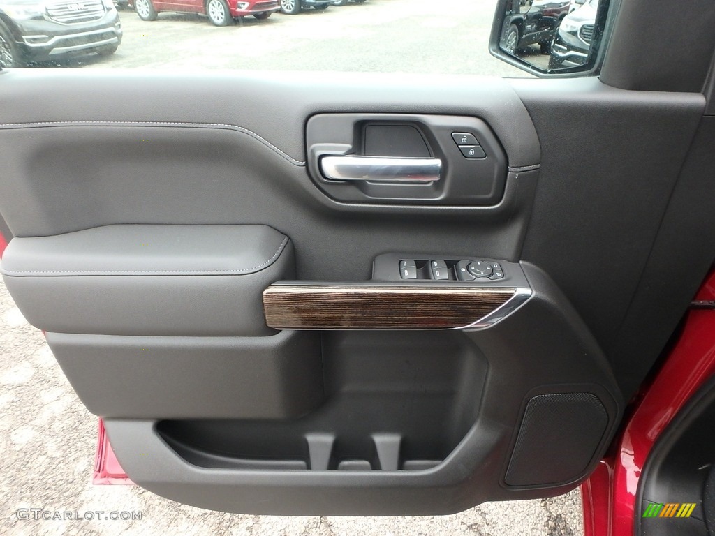 2019 GMC Sierra 1500 Elevation Double Cab 4WD Jet Black Door Panel Photo #130954761
