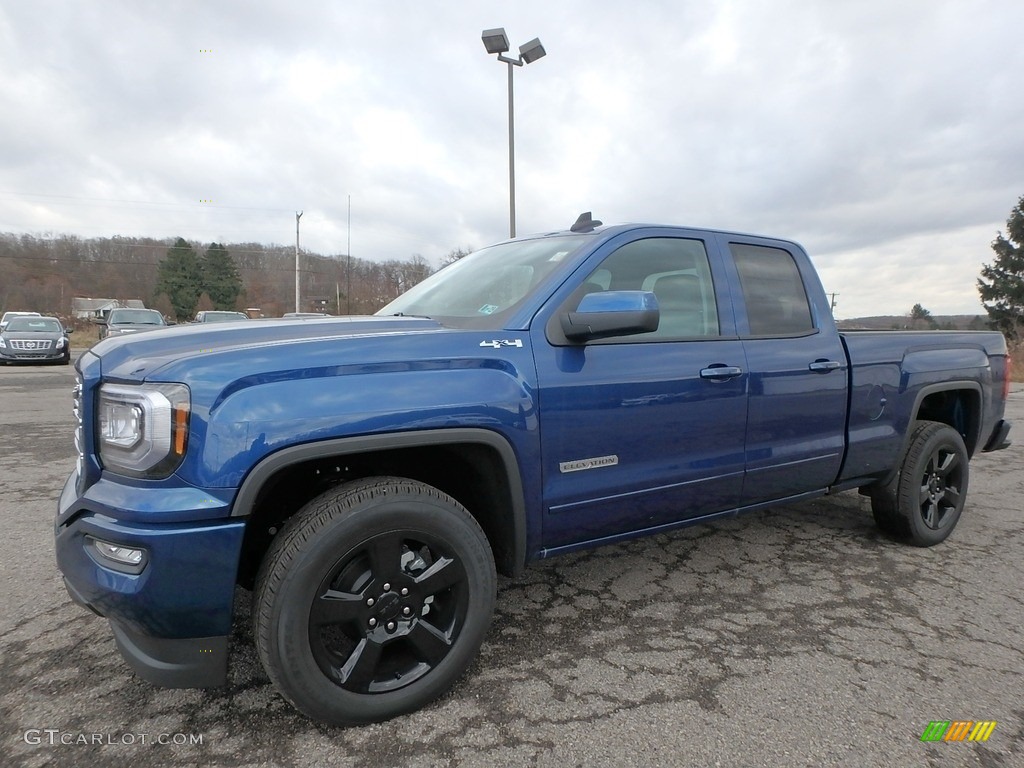 Stone Blue Metallic 2019 GMC Sierra 1500 Limited Elevation Double Cab 4WD Exterior Photo #130954968