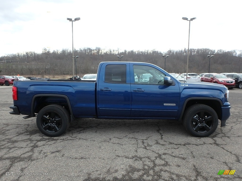 Stone Blue Metallic 2019 GMC Sierra 1500 Limited Elevation Double Cab 4WD Exterior Photo #130955049