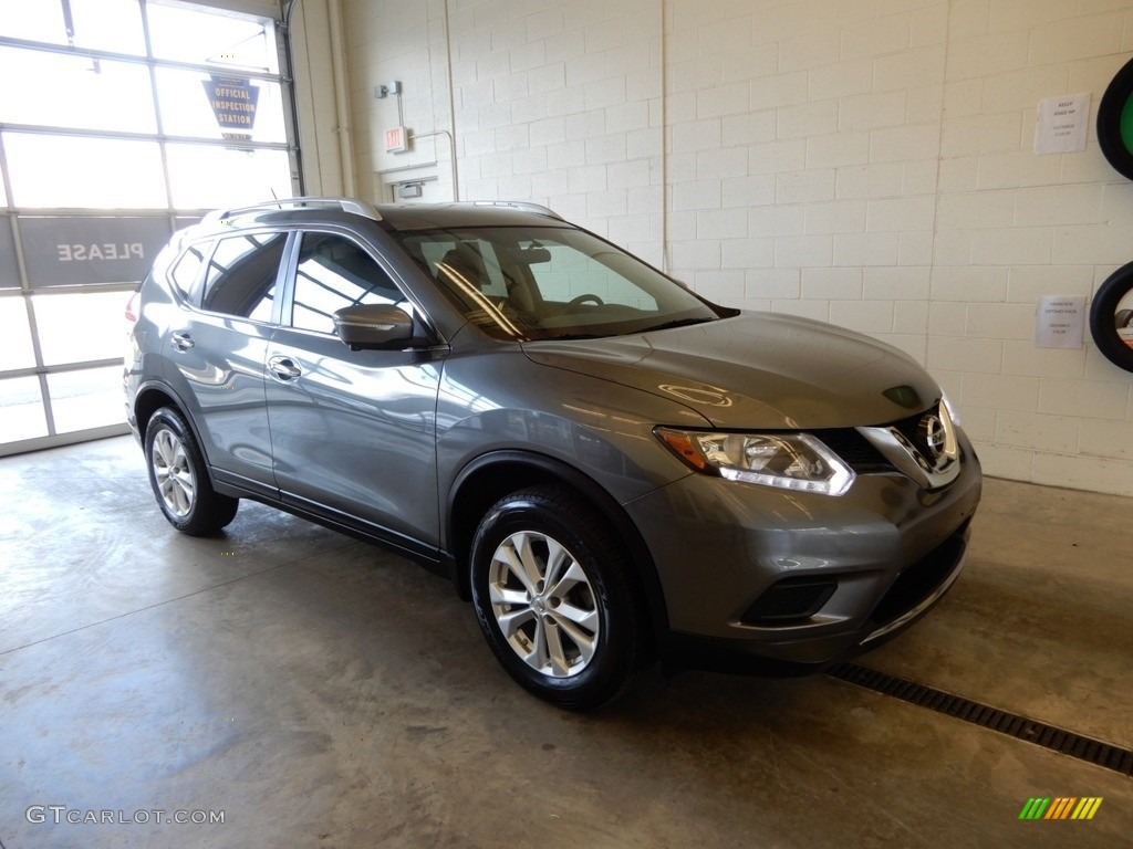 2014 Rogue SV AWD - Gun Metallic / Charcoal photo #1