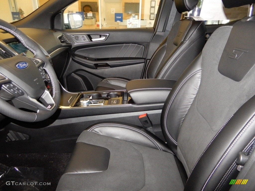 Ebony Interior 2019 Ford Edge ST AWD Photo #130957329