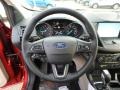 Medium Light Stone 2019 Ford Escape SEL 4WD Steering Wheel
