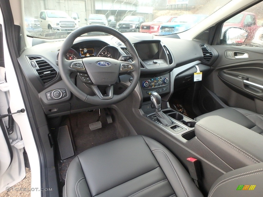 Chromite Gray/Charcoal Black Interior 2019 Ford Escape SEL 4WD Photo #130958319