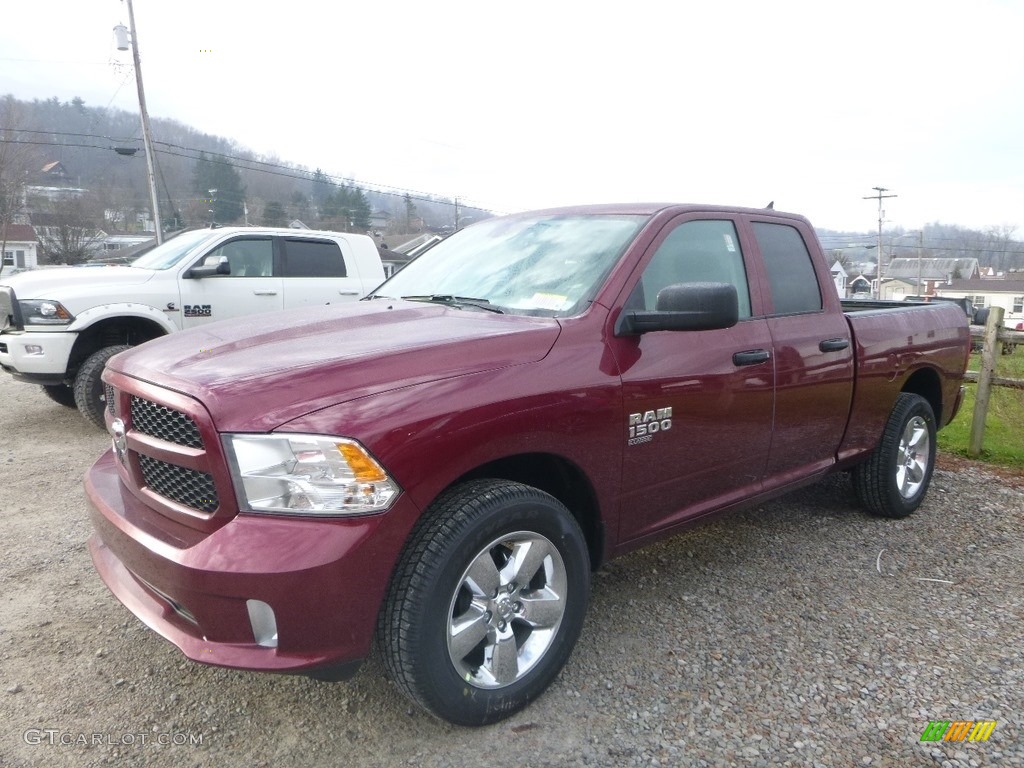 2019 1500 Classic Express Quad Cab 4x4 - Delmonico Red Pearl / Black/Diesel Gray photo #1