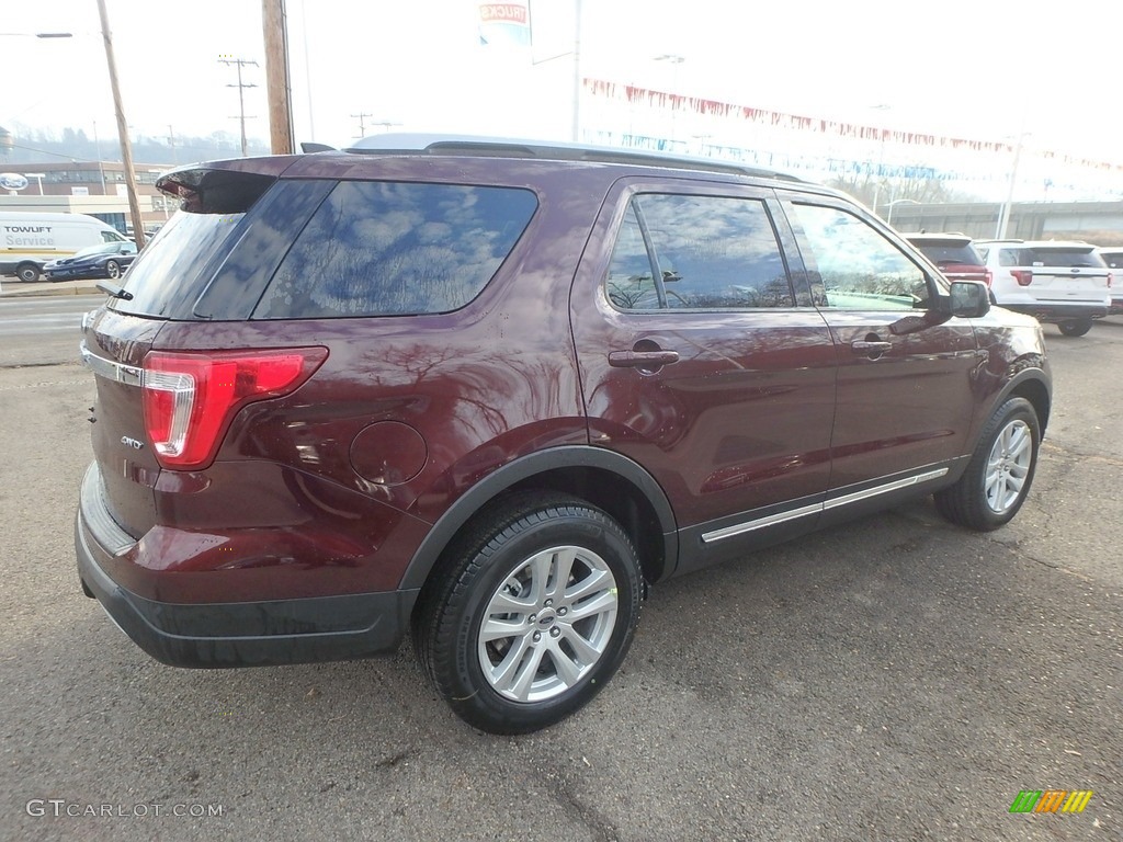 2019 Explorer XLT 4WD - Burgundy Velvet / Medium Black photo #2